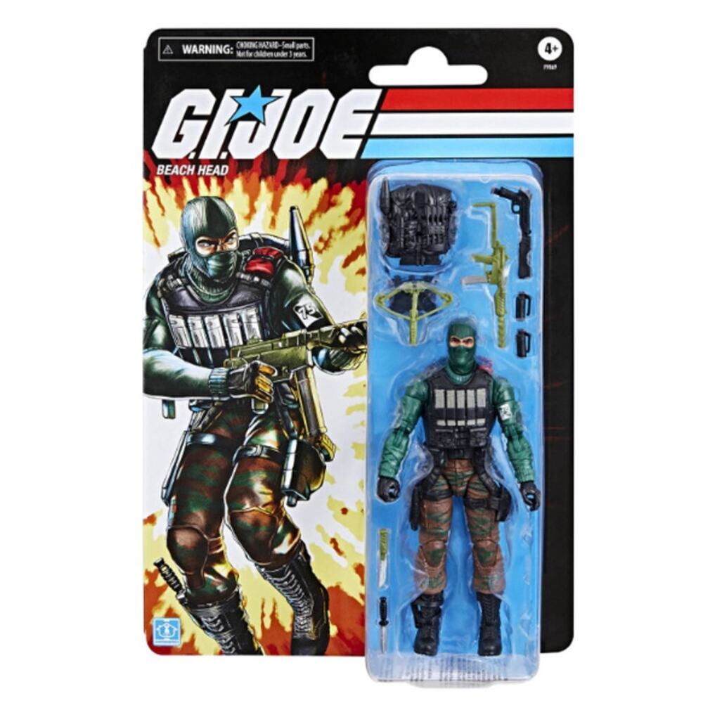 G.I. Joe Classified Series Retro Cardback Beach Head – 6-Inch Action Figure